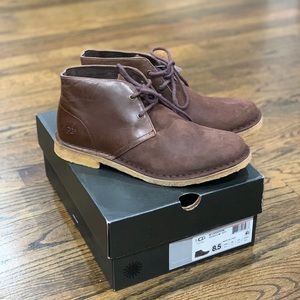 New Men’s Ugg Leighton Shoes Dark Brown Size 8.5